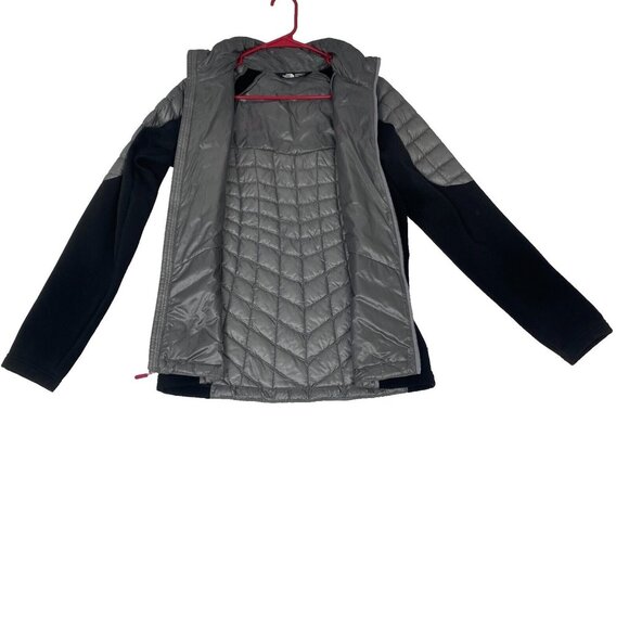 The North Face Women Thermoball Hybrid Jacket gray/black Size M Comfort Pockets - Picture 2 of 12